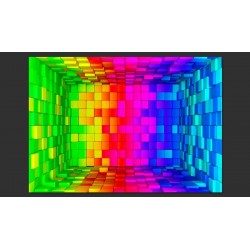 Fotomural Rainbow Cube