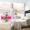 Buda y Orquídeas estilo Zen