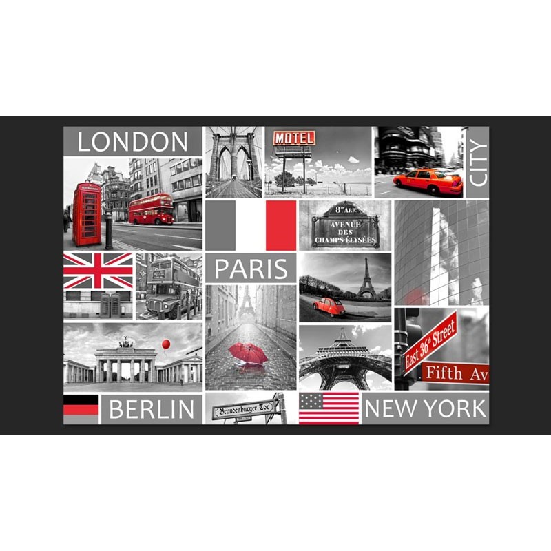 London, Paris, Berlin, New York
