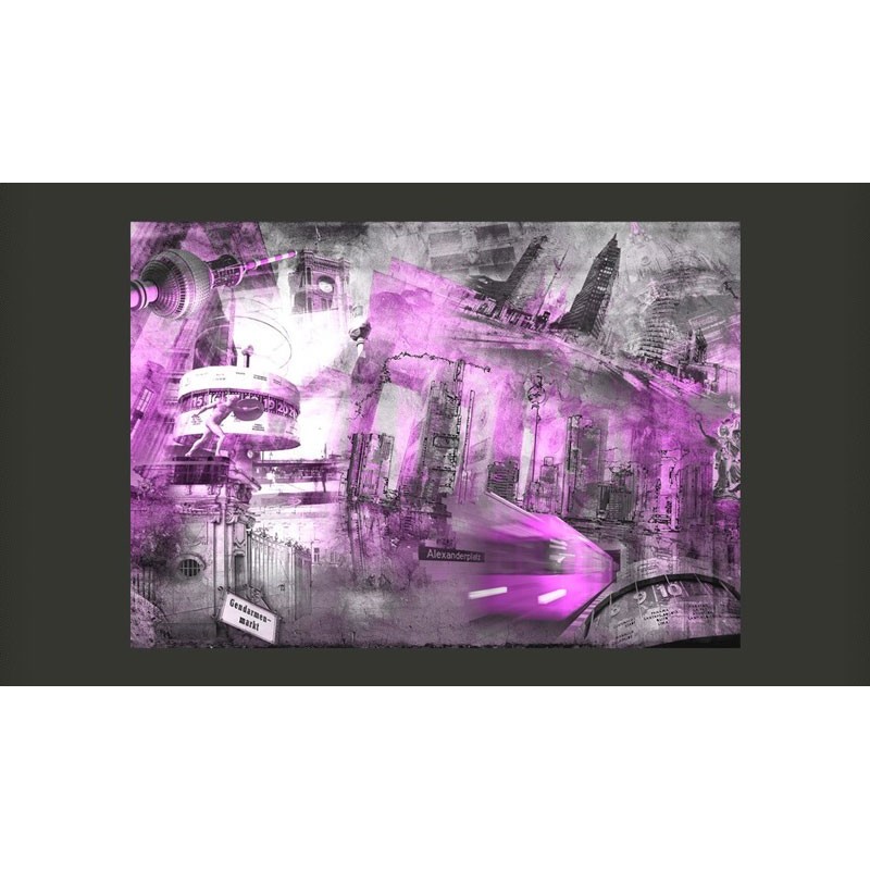 Collage de Berlín violeta