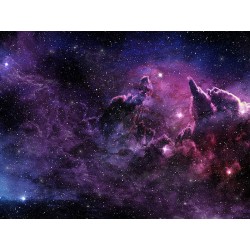 Fotomural  Purple Nebula